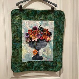 Floral Quilt Wall Hanging